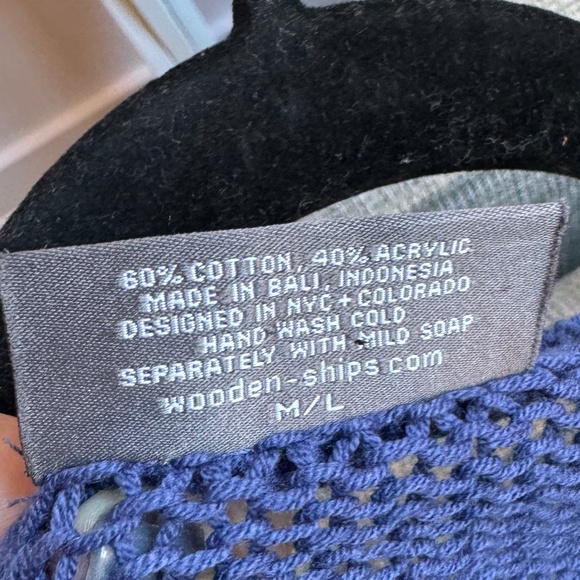 Wooden Ships navy blue star sweater - Picture 4 of 4